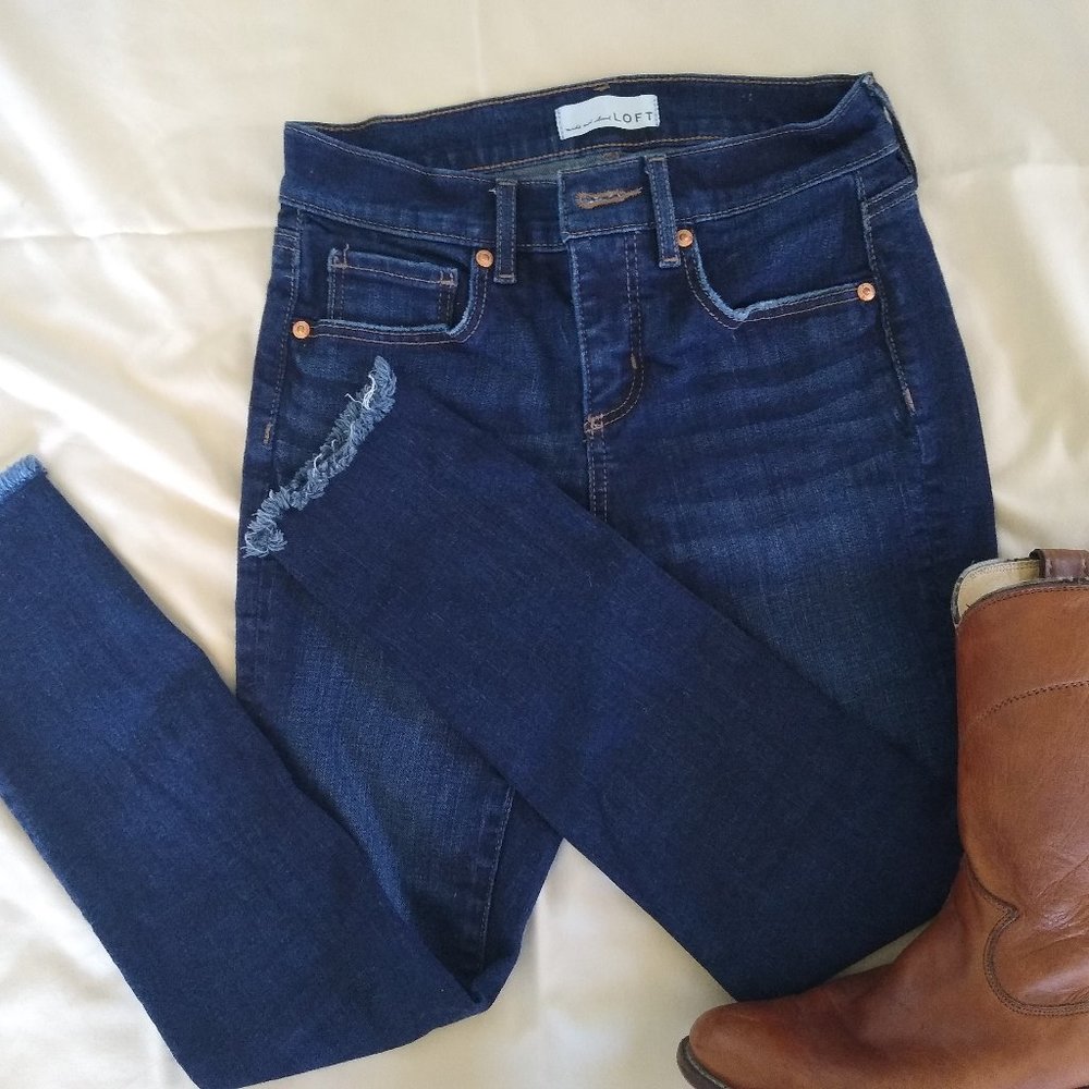 Loft Jeans Modern Skinny Jeans  Size 0 Petite (25)